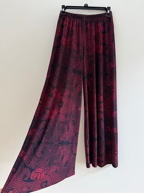 ANNE NAMBA Wide-Leg Pant Pants, Size Medium, Multicolored